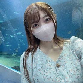 【Ｇカップ美女】まいちゃんのお友達めいちゃんと水族館デート！デート後即生中出し！